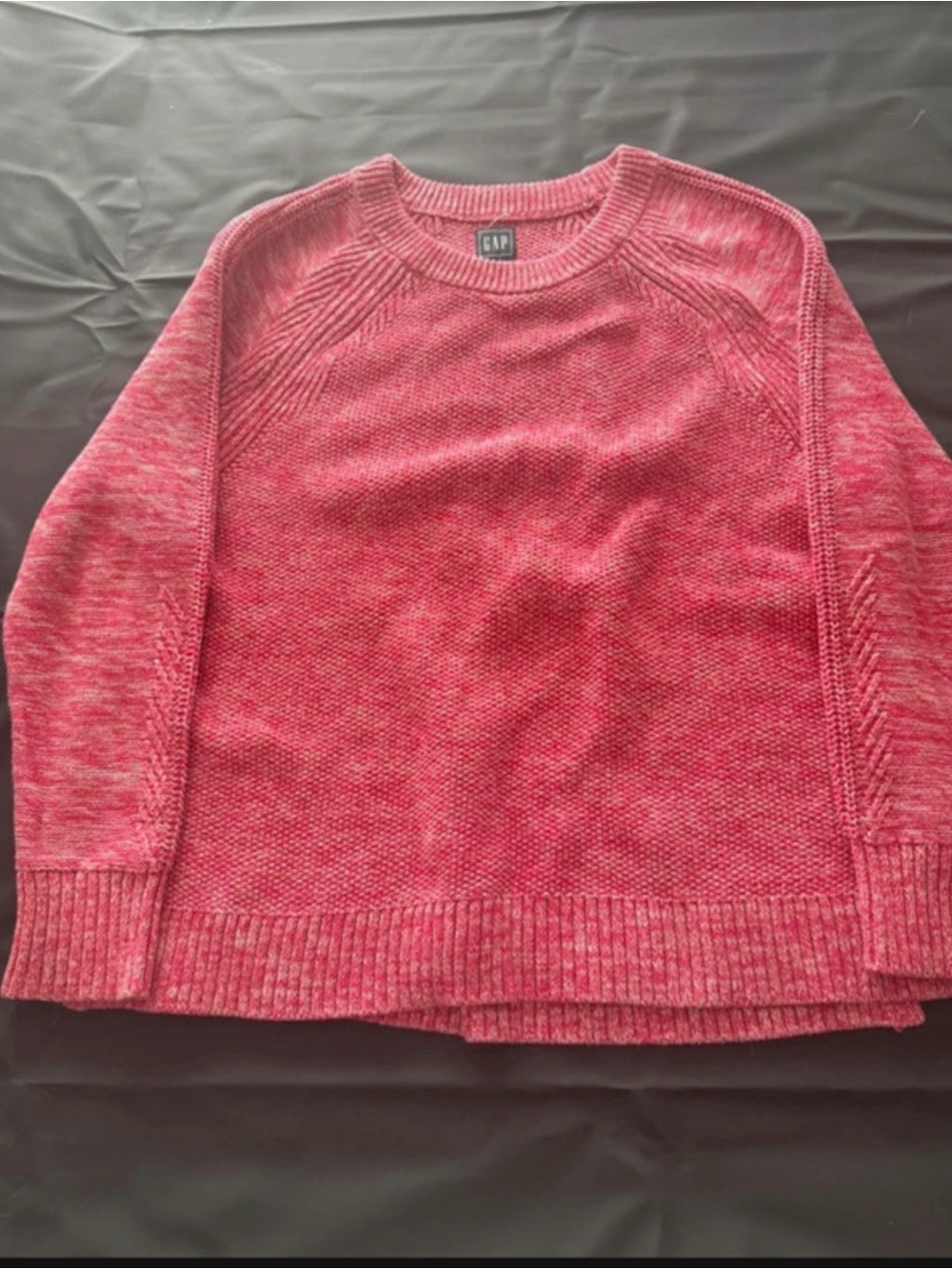 GAP Women’s Crewneck Sweater in Heathered Pink